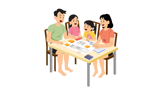 MOE Family-Themed Illustrations