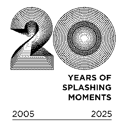 Splash Productions 20 years anniversary logo