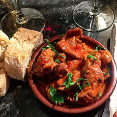 Moelas Guisadas ❦ Portuguese Chicken Gizzard Stew