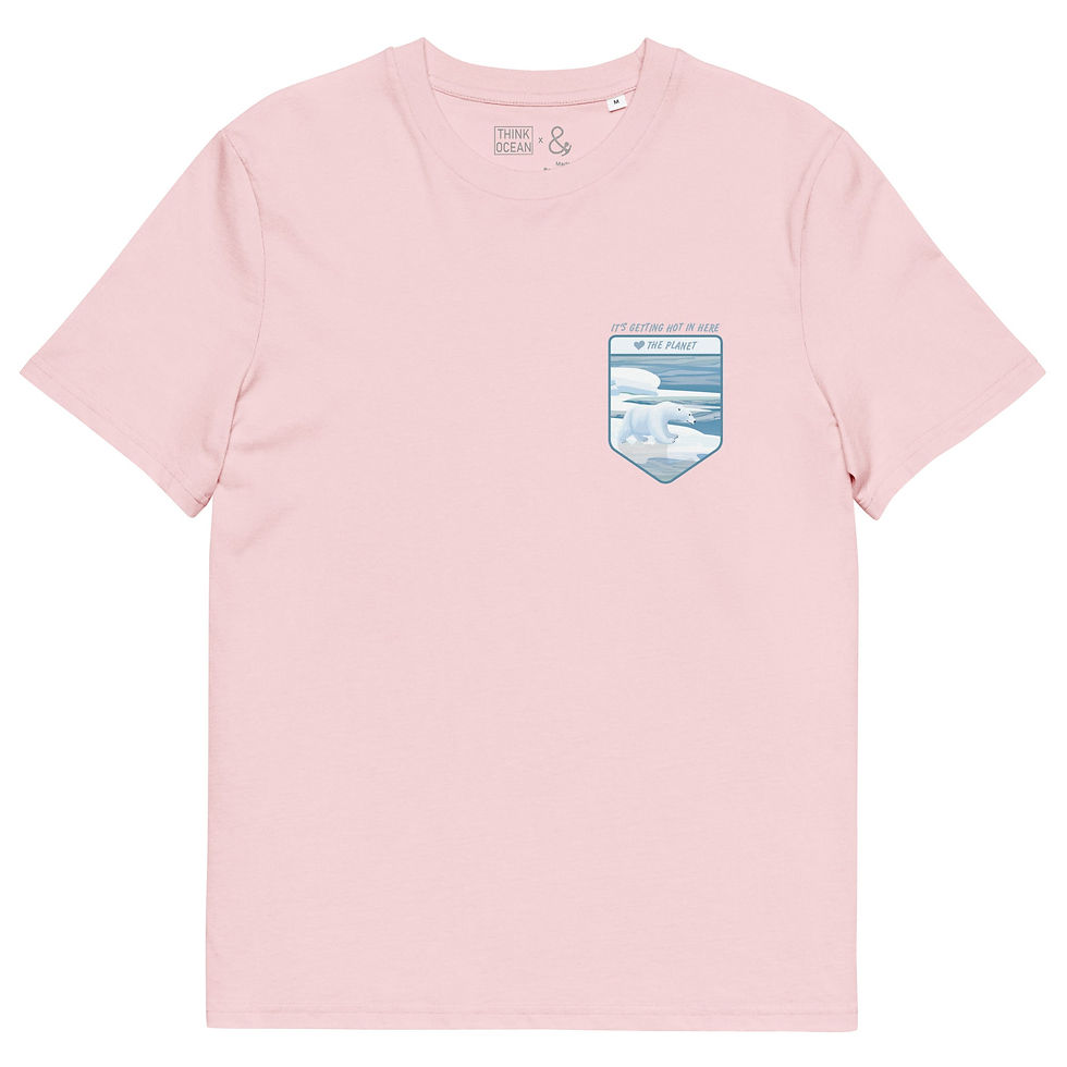 Miniature : Think Ocean Polar Bear Love the Planet Organic Cotton T-Shirt