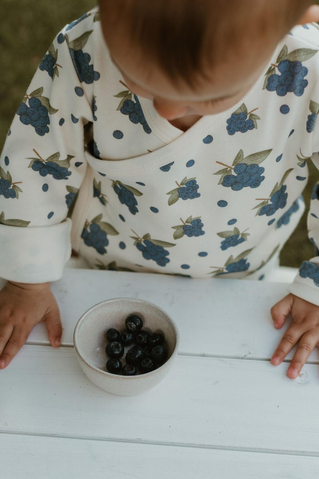 Organic Blueberry Bodysuit