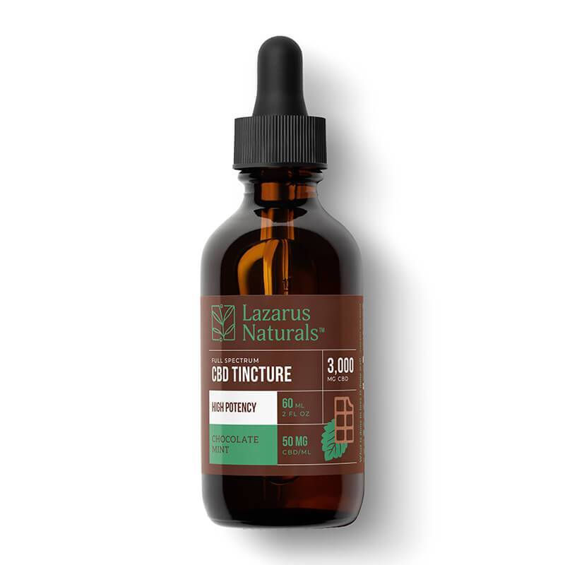 الصورة المصغرة: Lazarus Naturals - CBD Tincture - Full Spectrum Chocolate Mint - 3000mg-6000mg