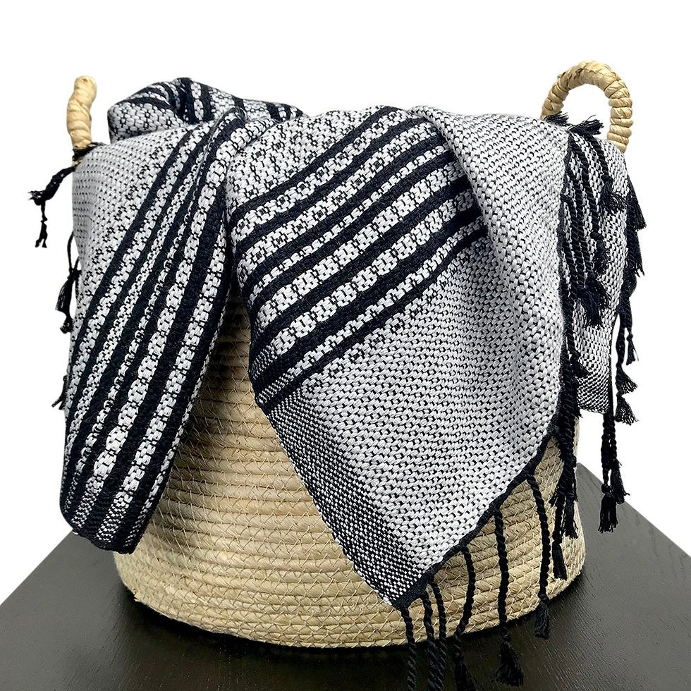 Miniature : Silver Cambodia Tapestry Throw