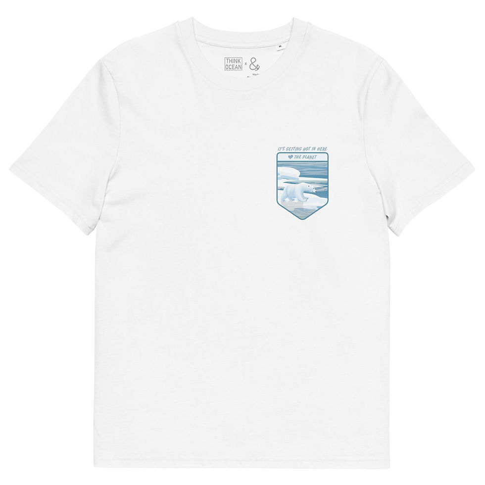 Thumbnail: Think Ocean Polar Bear Love the Planet Organic Cotton T-Shirt