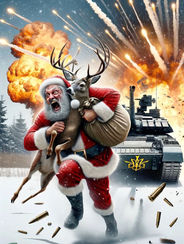 Santa Claus - Santa's Flight Through Fire