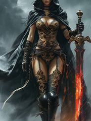 Ravena Nightshade - The Crimson Moonblade