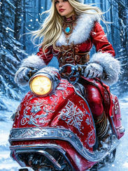 Serina Iceheart - Red Sleigh Racer