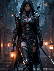 Nyxara Stormveil - The Moonlit Assassin