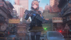 Anime Soldier Girl Patrol