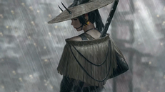 Horned Samurai Girl
