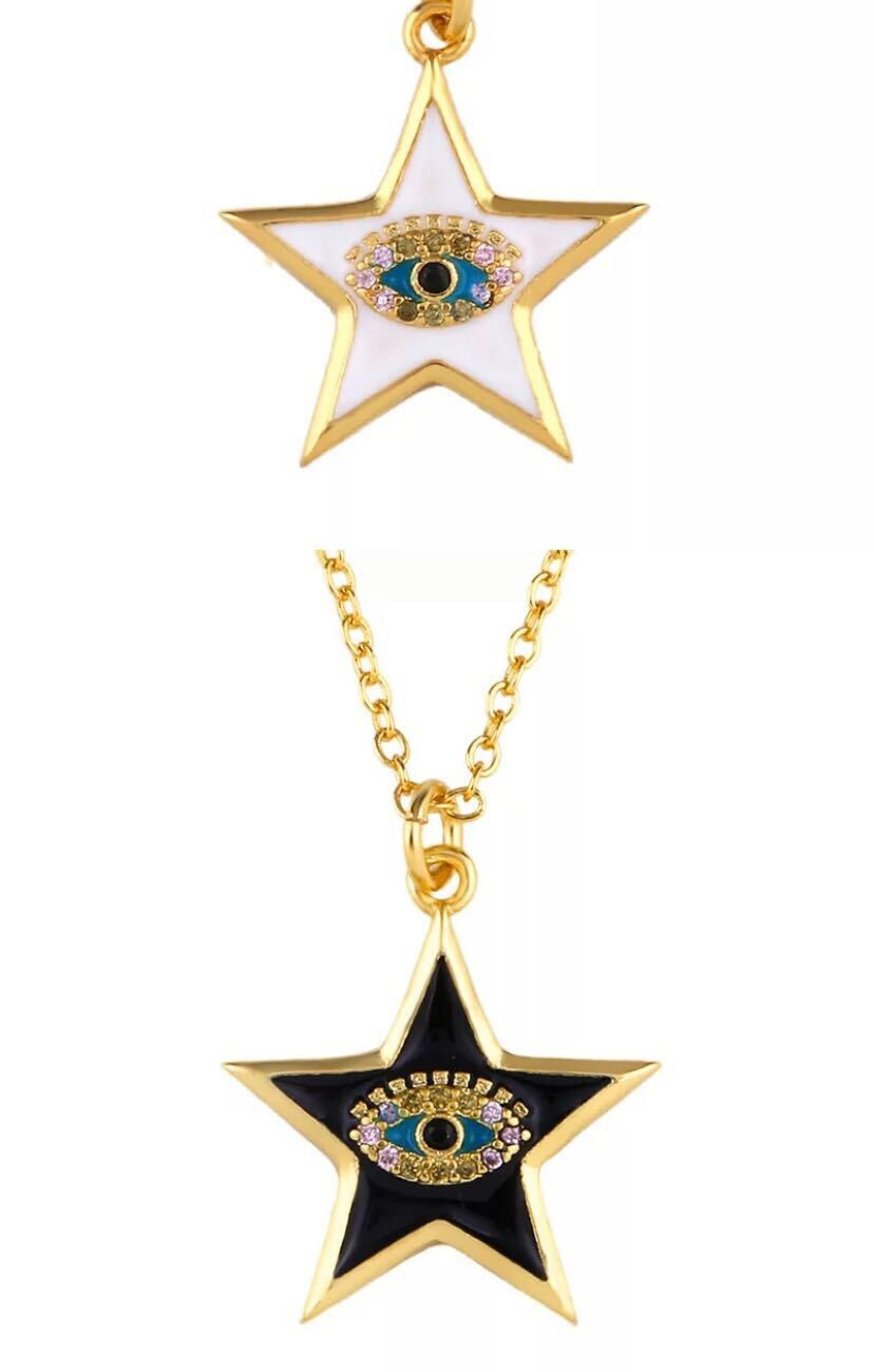ELLIE'S EVIL EYE NECKLACE WITHOUT SPELL (BLACK)