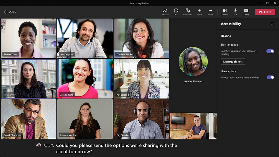 Microsoft introduces 'sign language view'