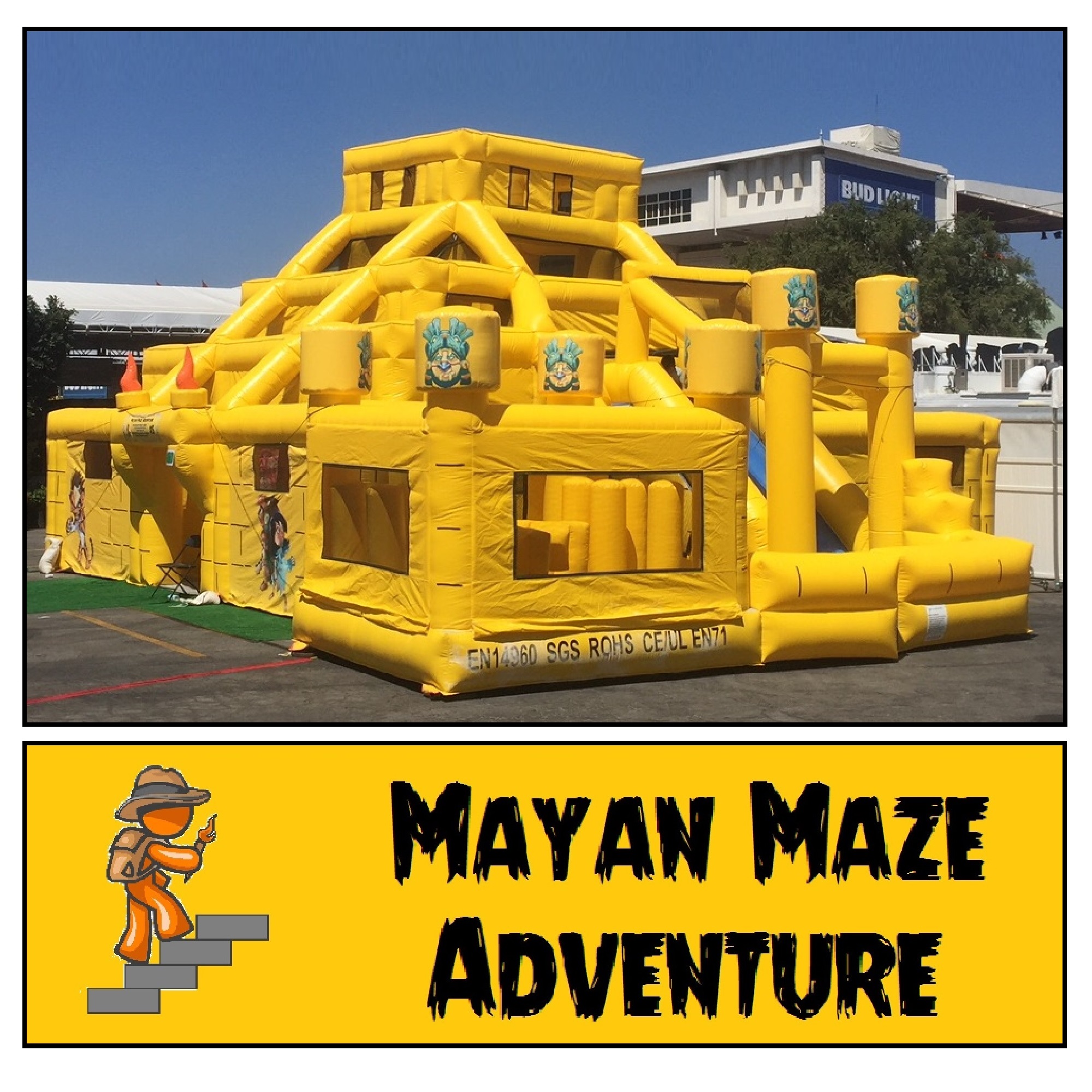 Inflatable Mayan Maze Combo