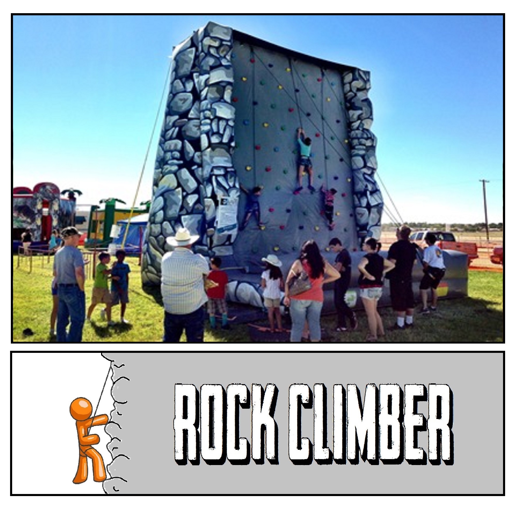 Inflatable Rock Climber