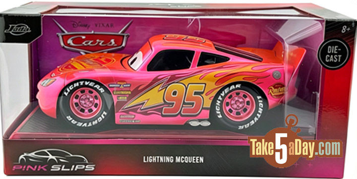 Jada "Pink Slips" Pink Coated 1:24 Lightning McQueen