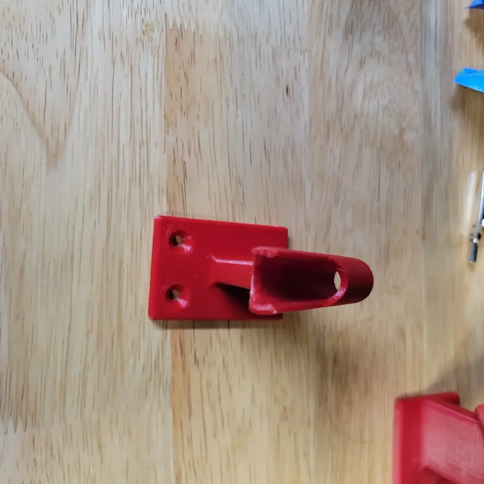 Thumbnail: Single airbrush holder with screwdown holes