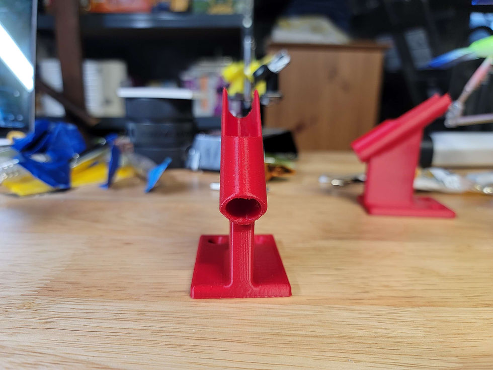 Thumbnail: Single airbrush holder with screwdown holes