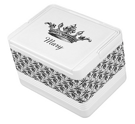 Damask and Crown Custom Can Cooler