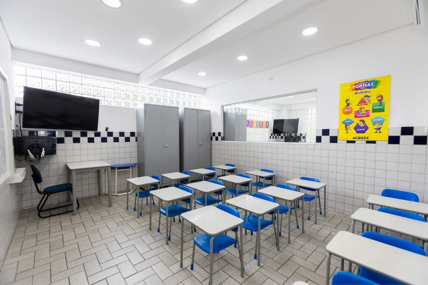 Sala de Aula - Educação Infantil - Colégio EBE Objetivo - Infraestrutura