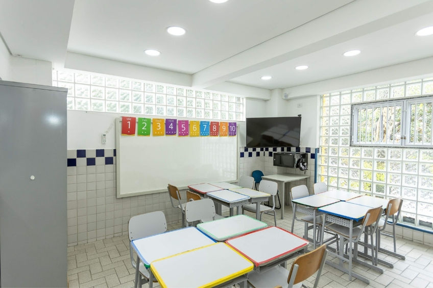 Sala de Aula - Educação Infantil - Colégio EBE Objetivo - Infraestrutura