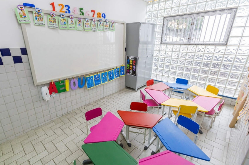 Sala de Aula - Educação Infantil - Colégio EBE Objetivo - Infraestrutura