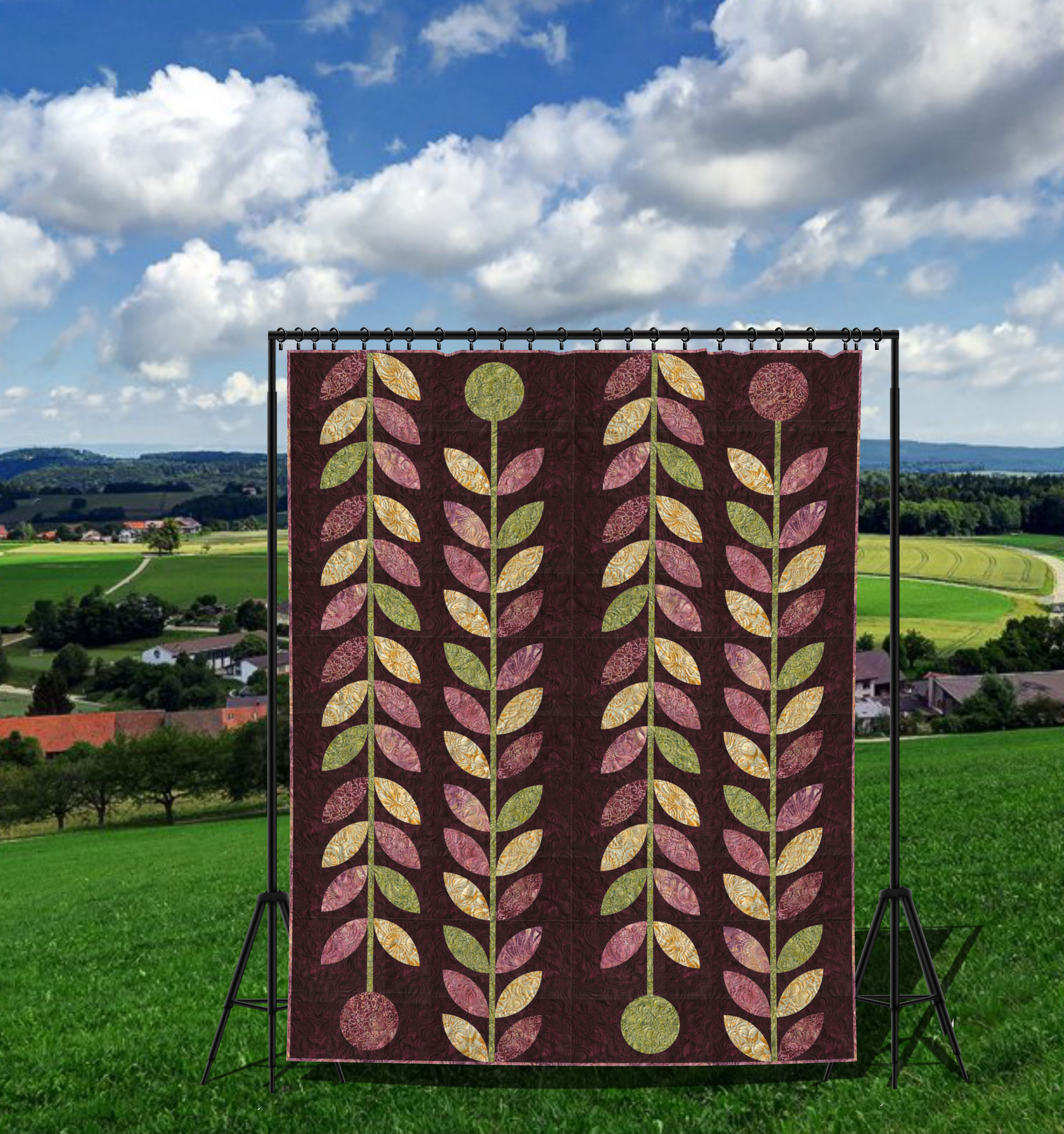 Buds of Spring, Size: 48" x 60"