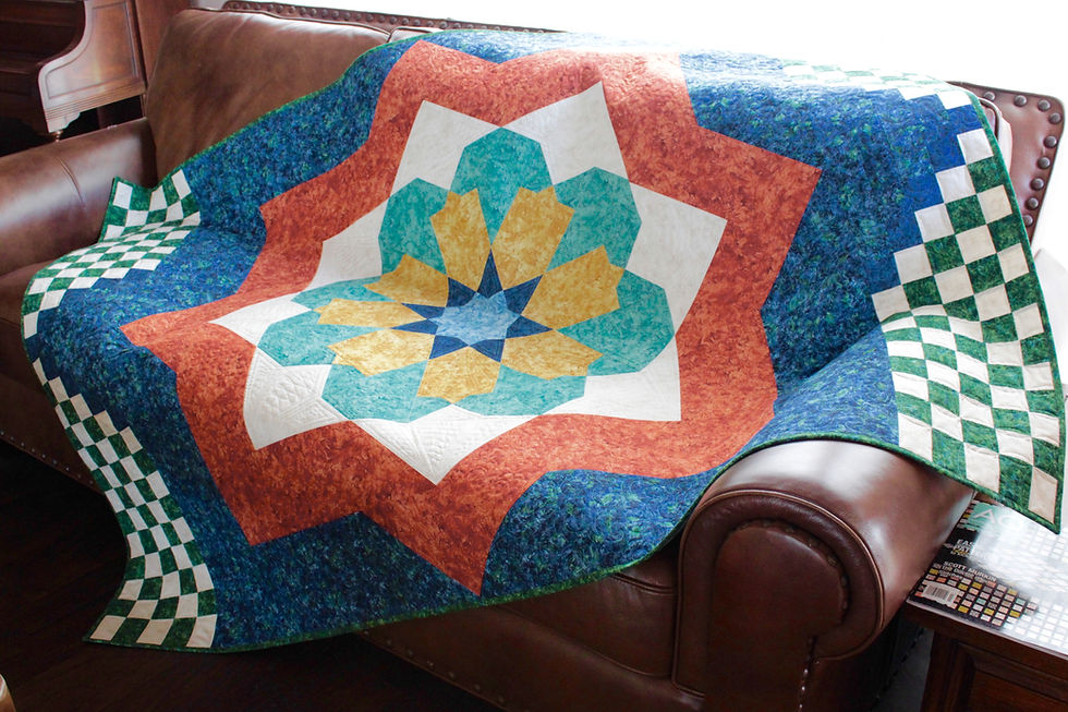 Thumbnail: Moroccan Mosaic, size: 56" x 78"