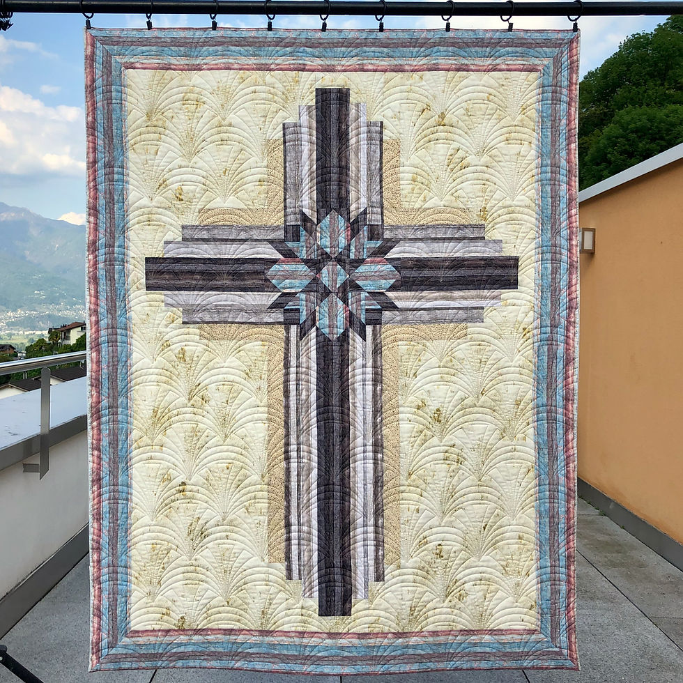 Thumbnail: Reclaimed Wood Cross, size: 44" x 58"