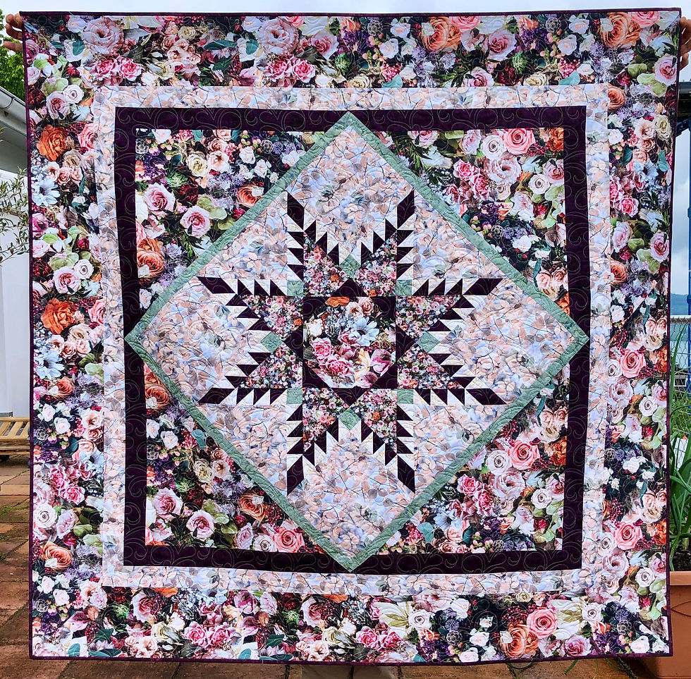 Feathered Star, Size:57" x 57"