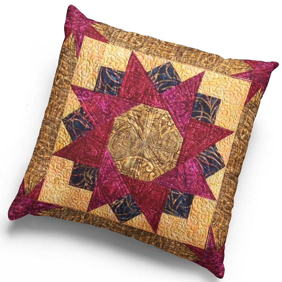 Thumbnail: Spinning Stars, size: 66" x 66"