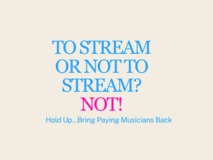 To Stream or not to Stream? NOT!