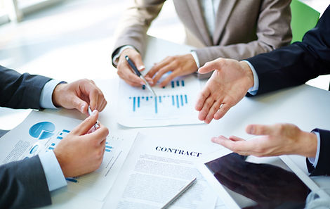 Parceiros de negócio no trabalho