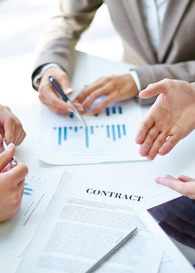 Parceiros de negócio no trabalho