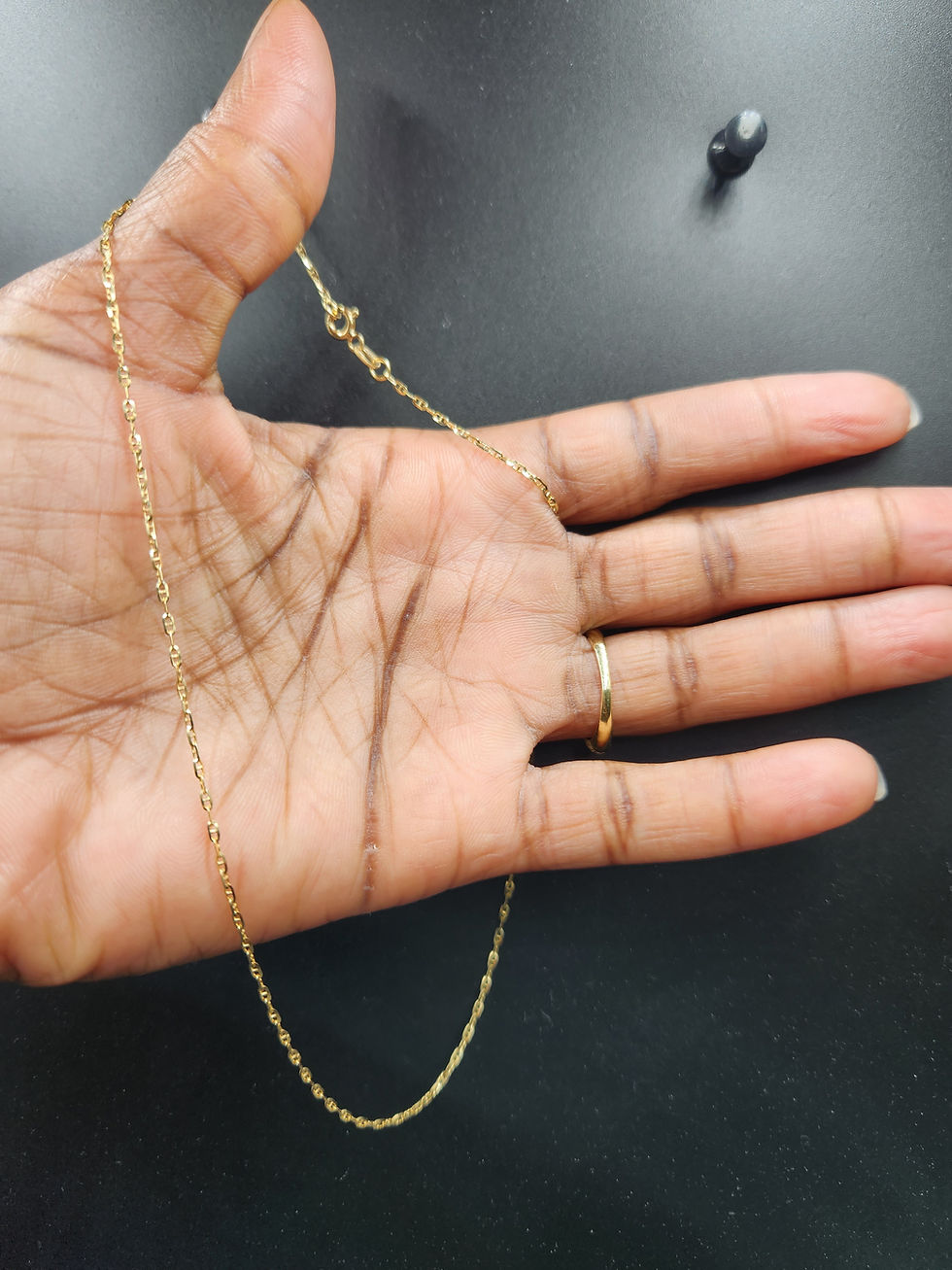 Thumbnail: Dainty Yellow Gold Necklace
