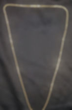 Bint Lace Italian Yellow Gold Long Necklace