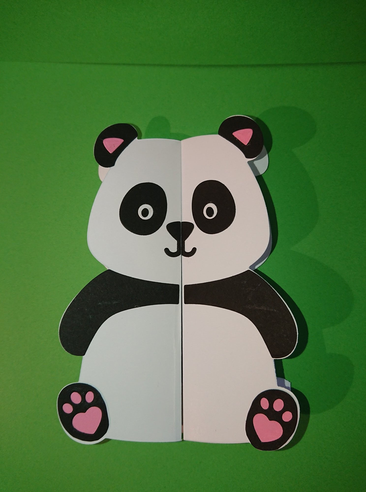 Carte panda 3D