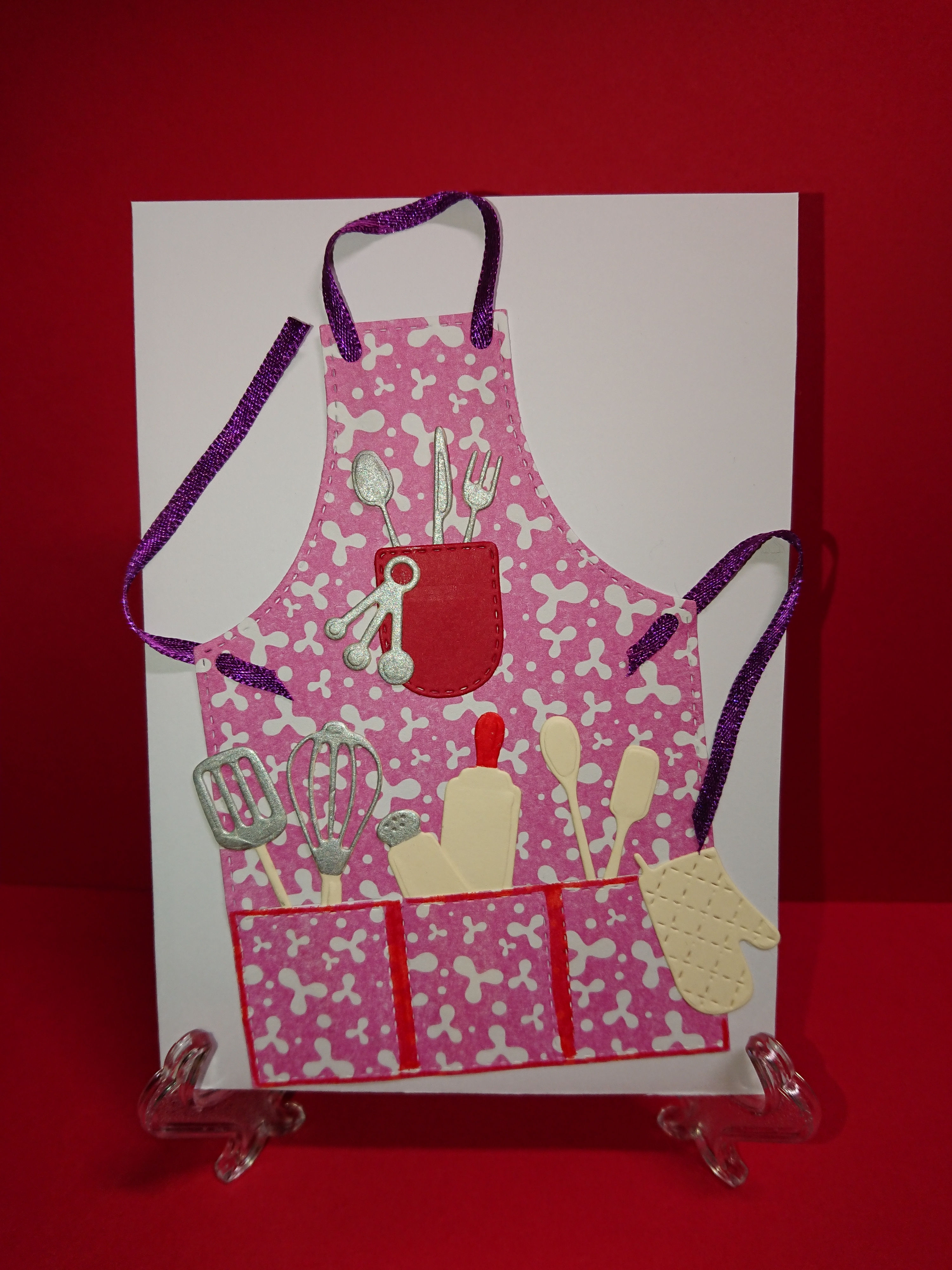 Carte tablier gourmand