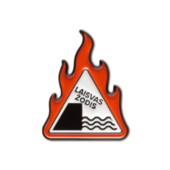 Enamel Pin "Laisvas žodis pavojuje"