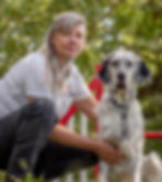 Denise with English Setter