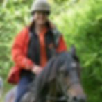 Chris Mancini on horseback