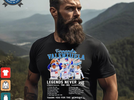 Fernando Valenzuela Legends Never Die 1960 2024 Thank You For The Memories Signature Shirt