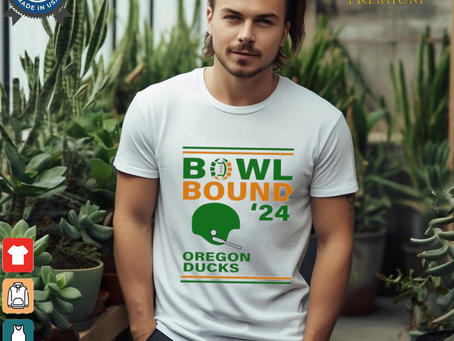 Oregon Ducks 2024 Bowl Bound Helmet Shirt