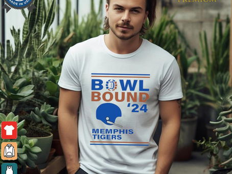 Memphis Tigers 2024 Bowl Bound Helmet Shirt