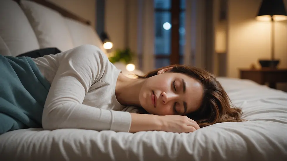Relaxing sleeping environment