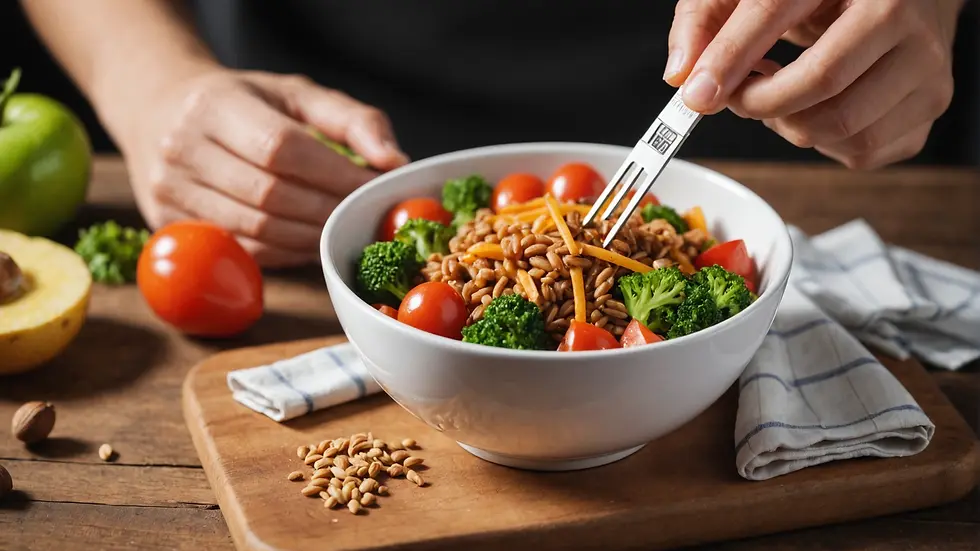 Measuring food portions