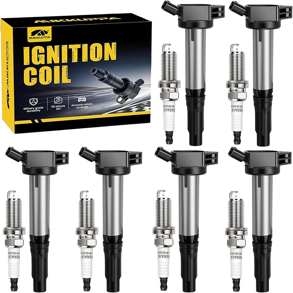 Thumbnail: MIKKUPPA UF333 Ignition Coil Packs and Spark Plugs Replacement for Toyota 2002-
