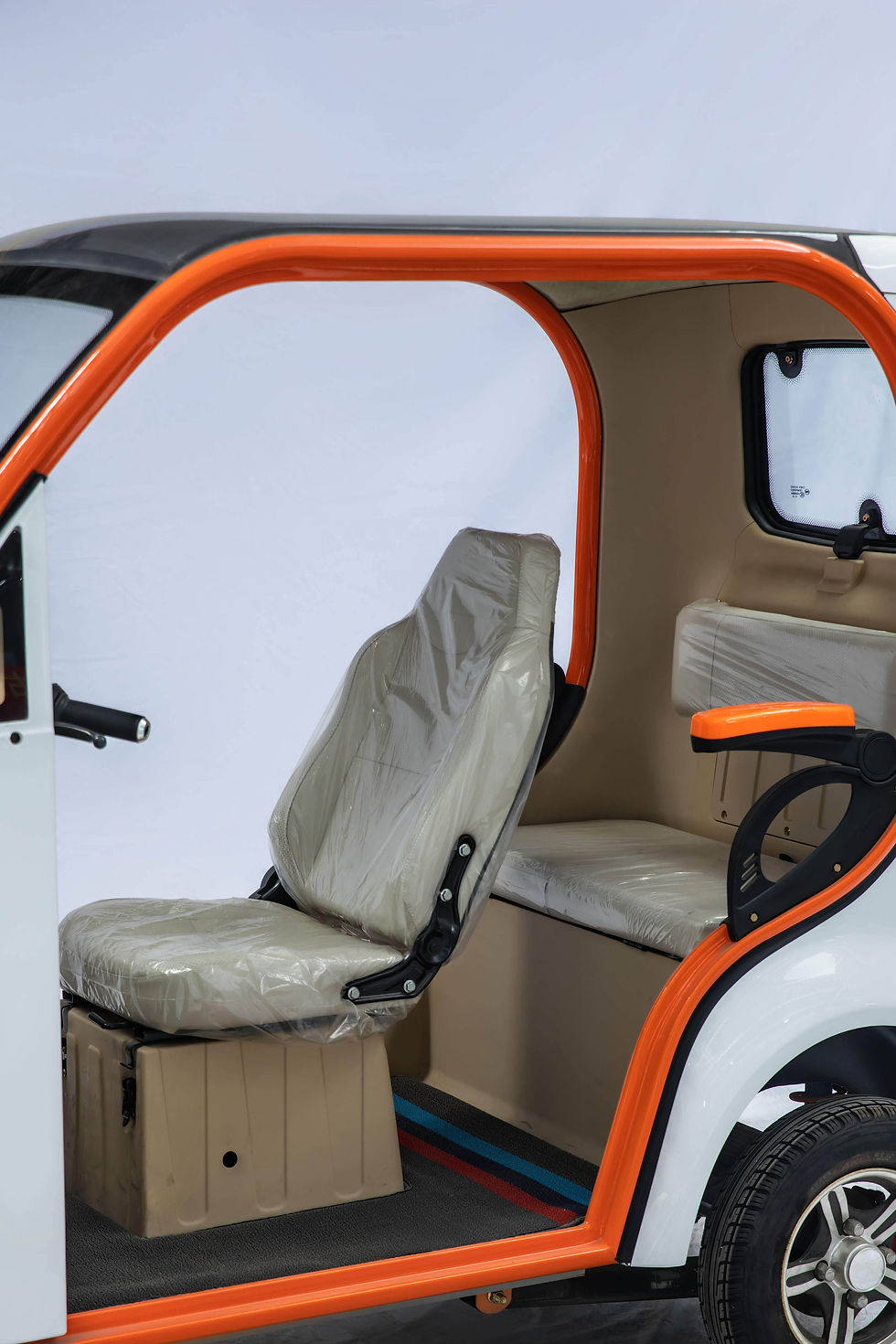 Thumbnail: Electric-tricycle Electric Scooter Three-Wheels Two Seats Open Body Passenger C