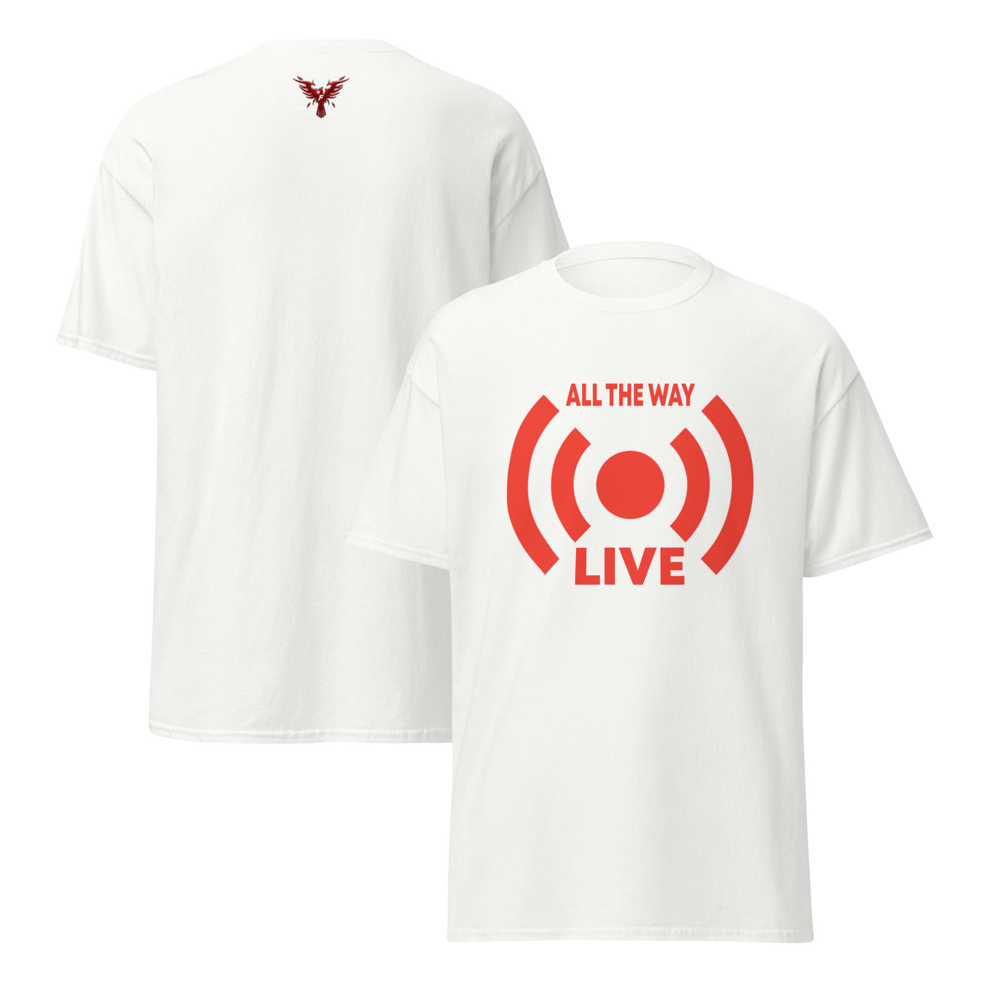 Phoenix Phly 'All The Way Live' Unisex Tee