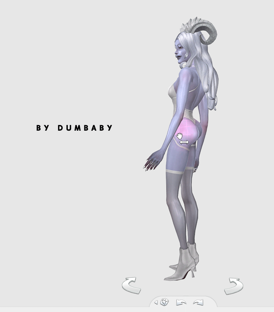 Dumbaby hips height slider male female
