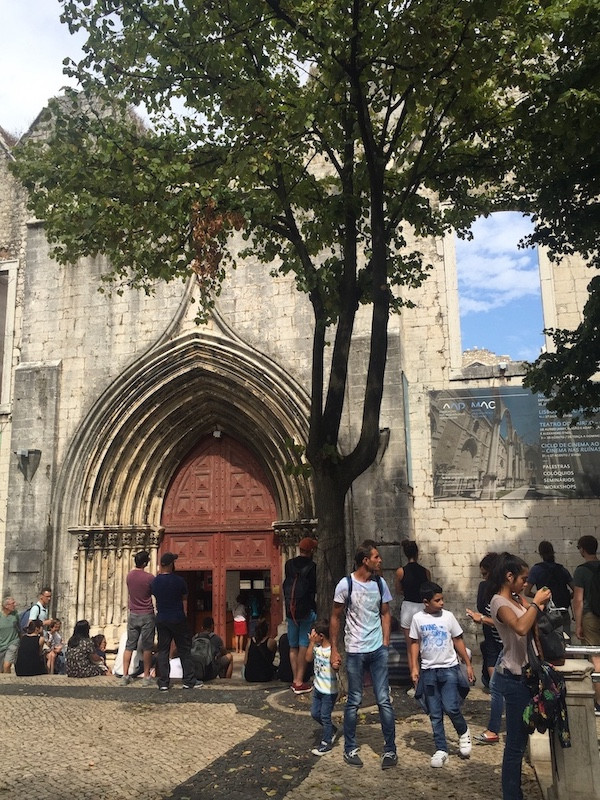 Entrance of the Convento do Carmo